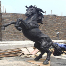 Heiße verkaufende bockende Pferdestatue (Lebensgröße in Bronze) mit niedrigem Preis